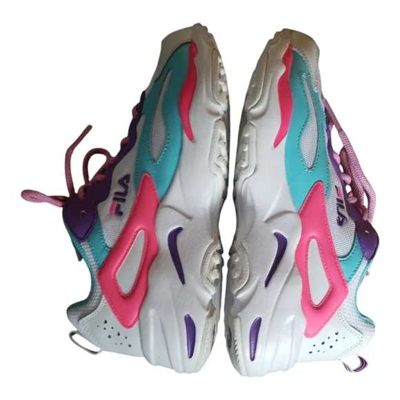 Fila Girl's Multicolor Sneakers Size 5.5 - Picture 6 of 9